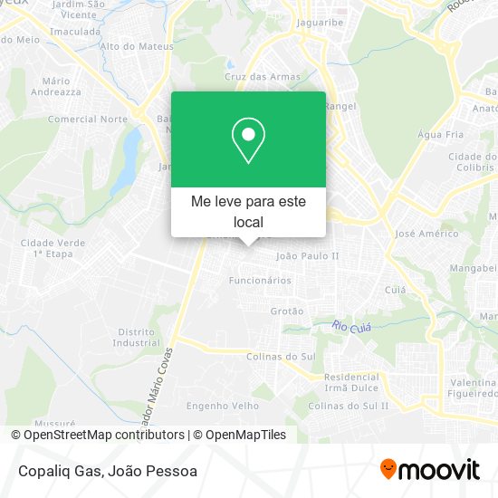 Copaliq Gas mapa