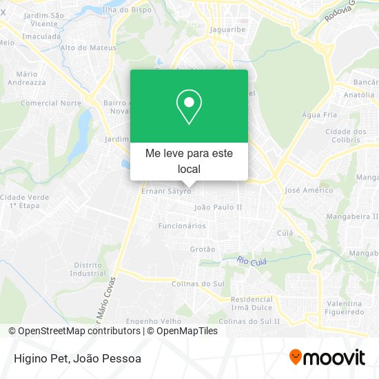 Higino Pet mapa