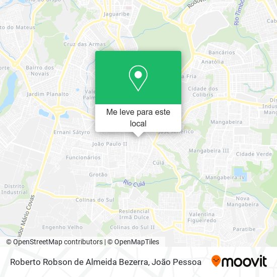 Roberto Robson de Almeida Bezerra mapa