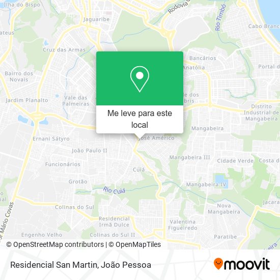 Residencial San Martin mapa
