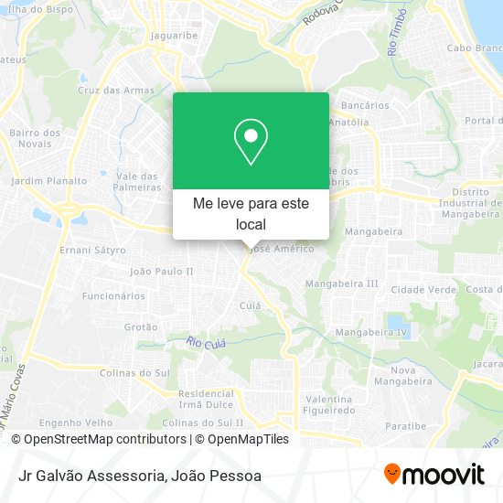 Jr Galvão Assessoria mapa