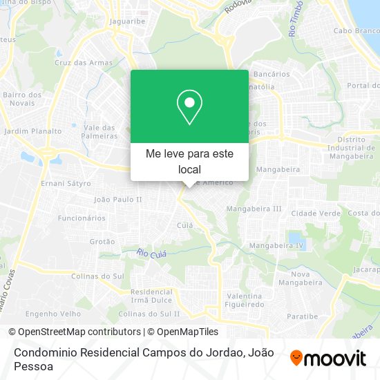 Condominio Residencial Campos do Jordao mapa