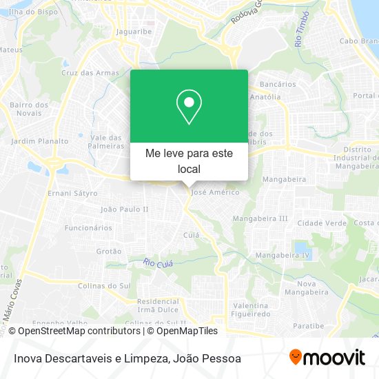 Inova Descartaveis e Limpeza mapa