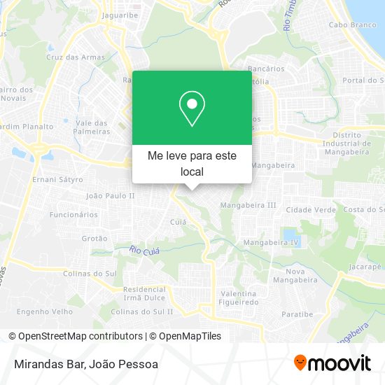 Mirandas Bar mapa