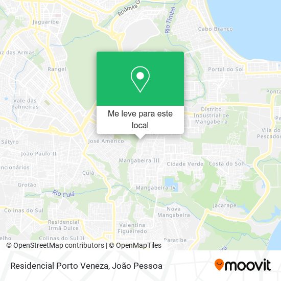 Residencial Porto Veneza mapa