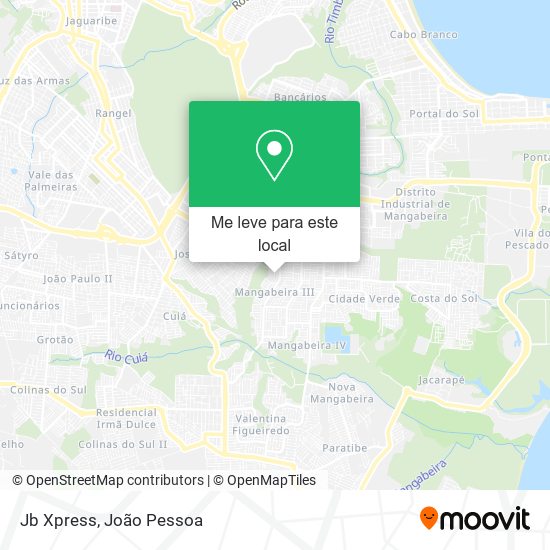 Jb Xpress mapa