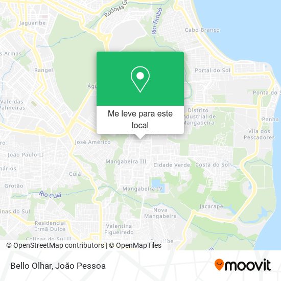Bello Olhar mapa