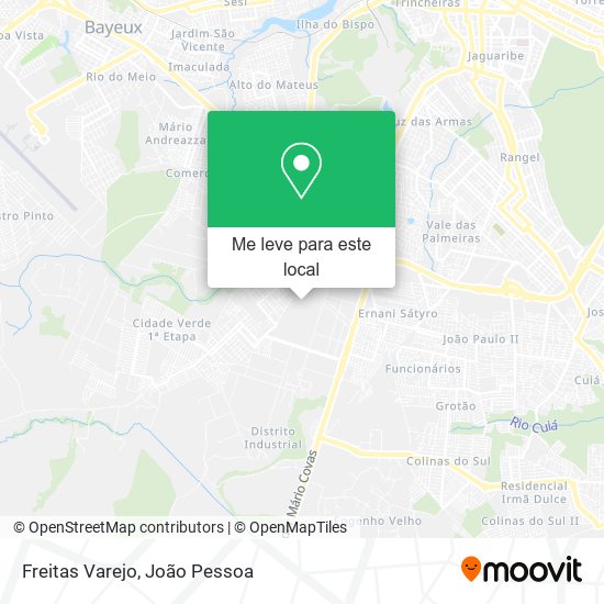 Freitas Varejo mapa