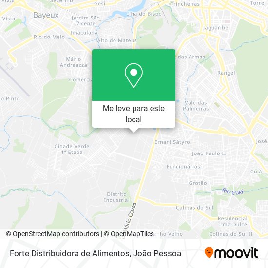 Forte Distribuidora de Alimentos mapa