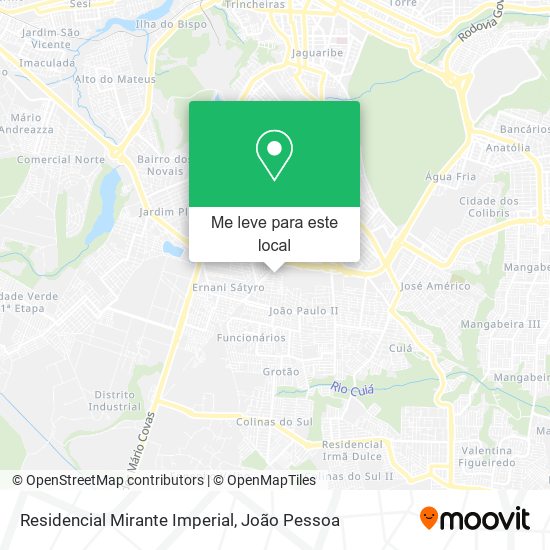 Residencial Mirante Imperial mapa