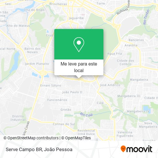 Serve Campo BR mapa