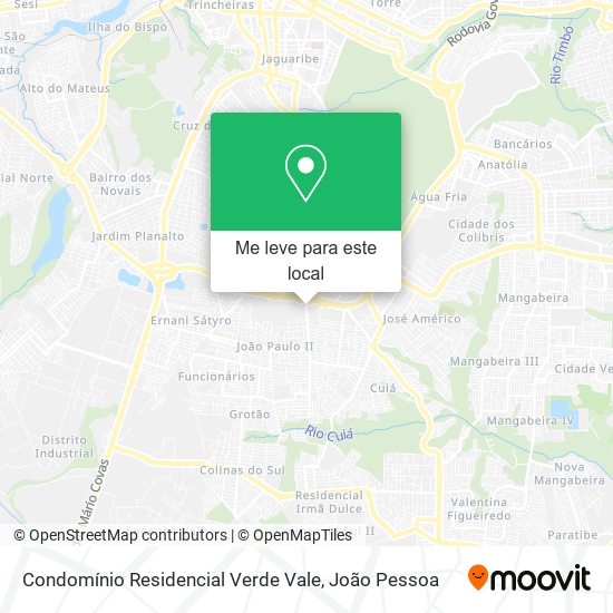 Condomínio Residencial Verde Vale mapa