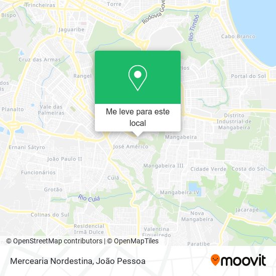 Mercearia Nordestina mapa