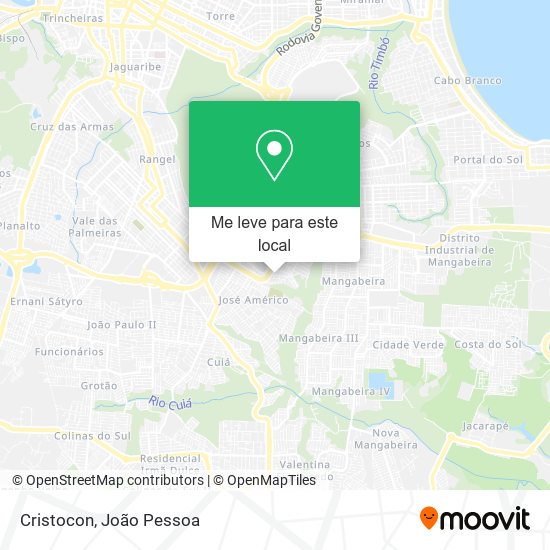 Cristocon mapa