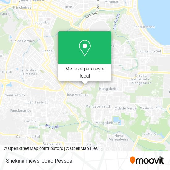 Shekinahnews mapa