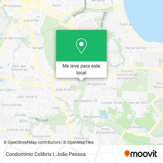 Condominio Colibris I mapa