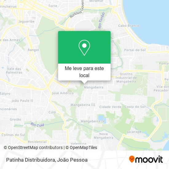 Patinha Distribuidora mapa