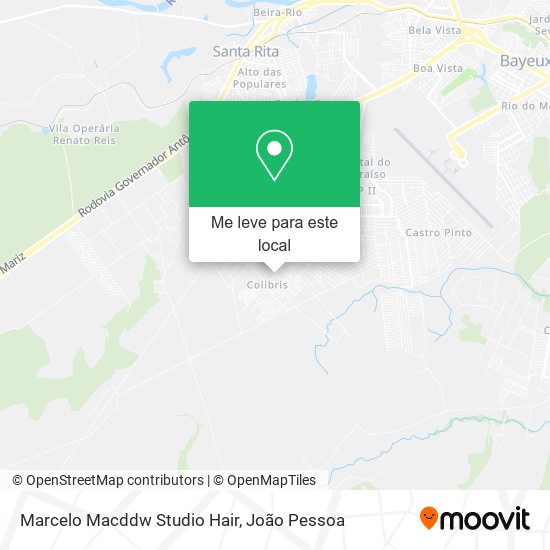 Marcelo Macddw Studio Hair mapa