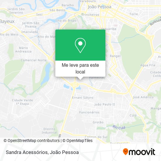 Sandra Acessórios mapa