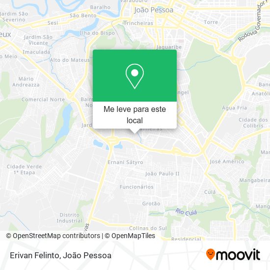 Erivan Felinto mapa