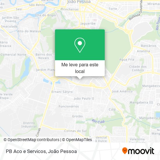 PB Aco e Servicos mapa