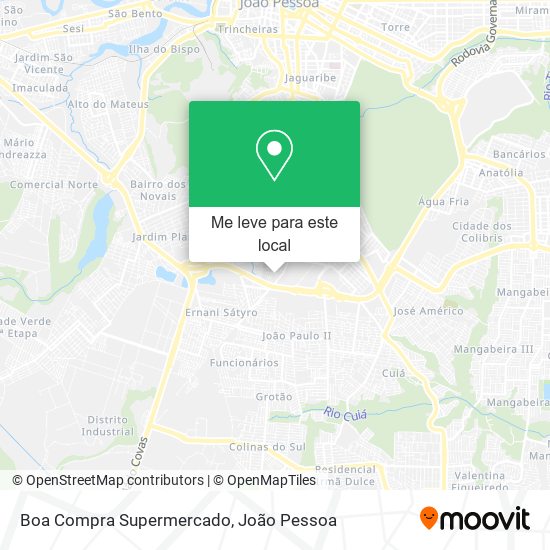 Boa Compra Supermercado mapa