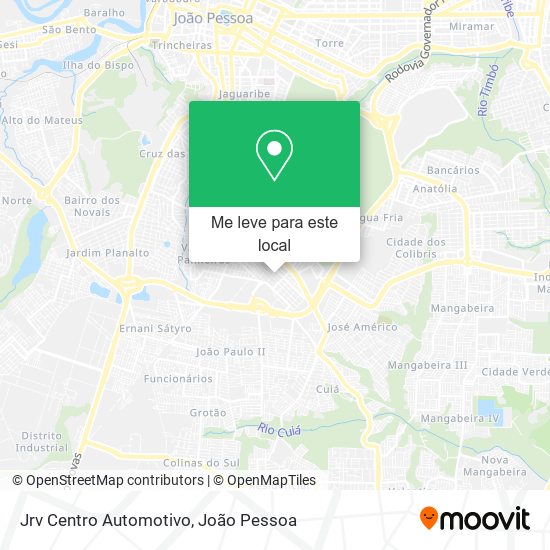 Jrv Centro Automotivo mapa