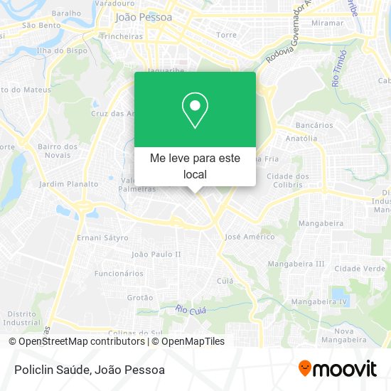 Policlin Saúde mapa