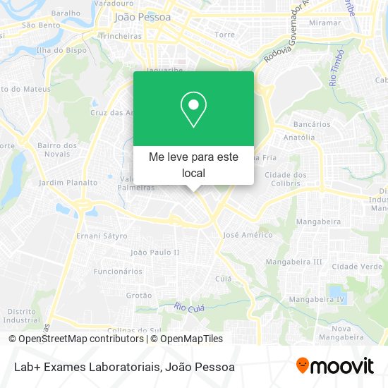 Lab+ Exames Laboratoriais mapa