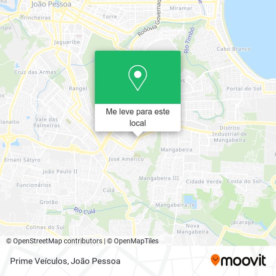 Prime Veículos mapa