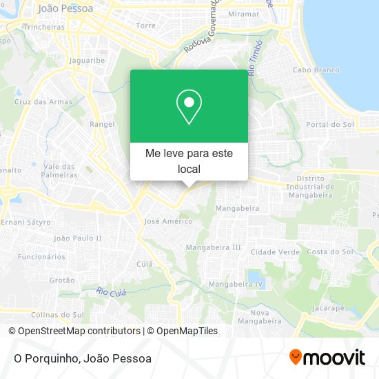 O Porquinho mapa