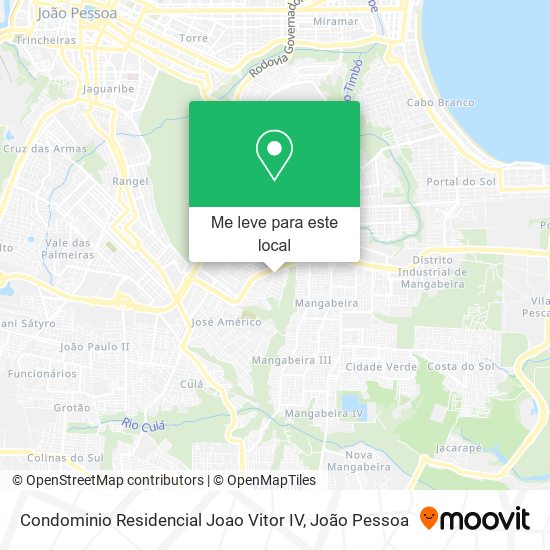 Condominio Residencial Joao Vitor IV mapa