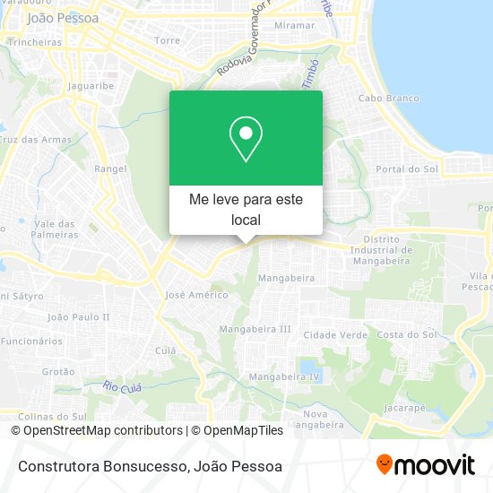 Construtora Bonsucesso mapa