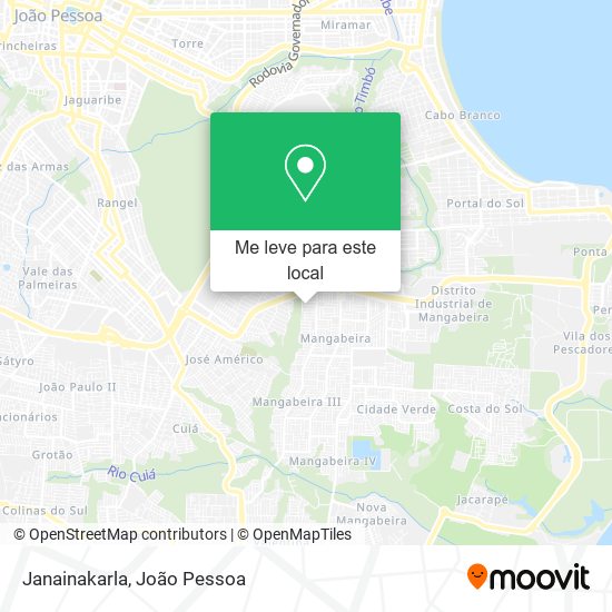 Janainakarla mapa
