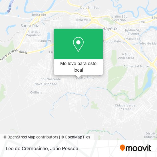 Léo do Cremosinho mapa