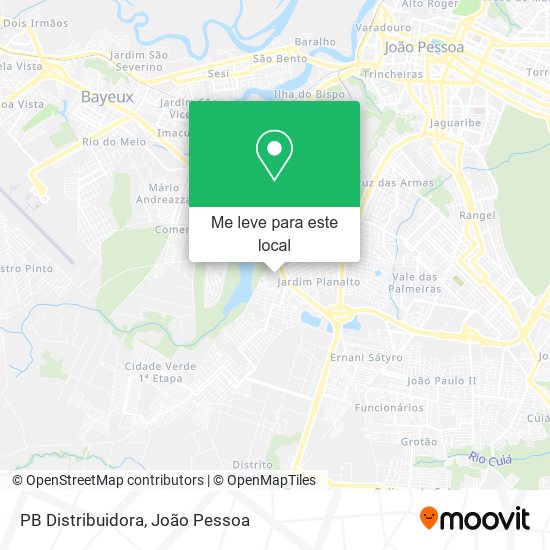 PB Distribuidora mapa