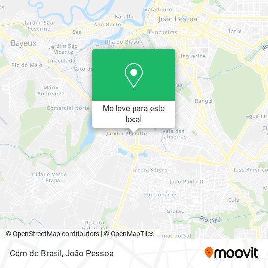 Cdm do Brasil mapa