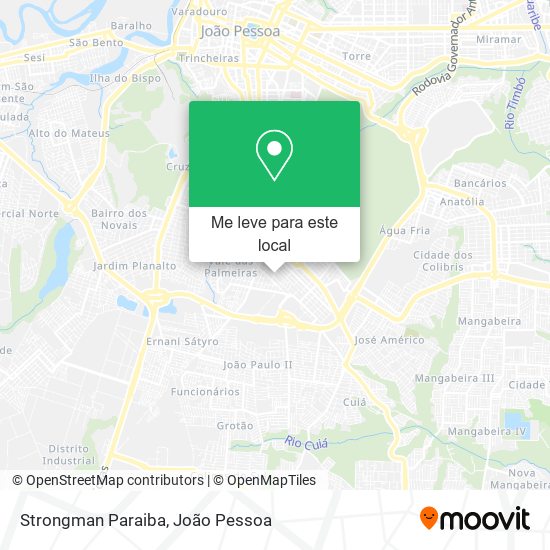 Strongman Paraiba mapa