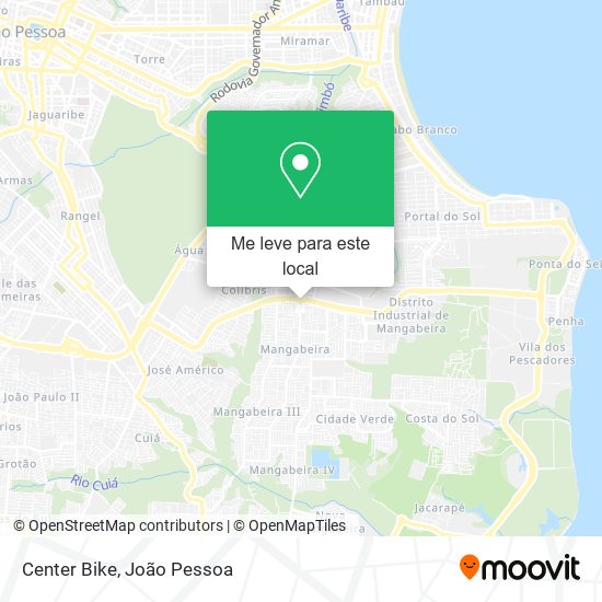 Center Bike mapa