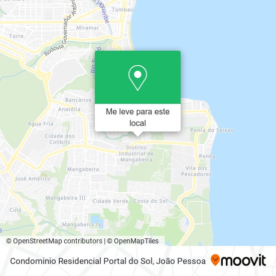 Condominio Residencial Portal do Sol mapa