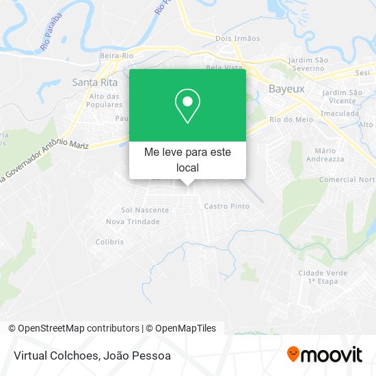 Virtual Colchoes mapa