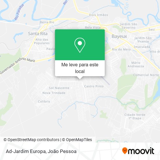 Ad-Jardim Europa mapa