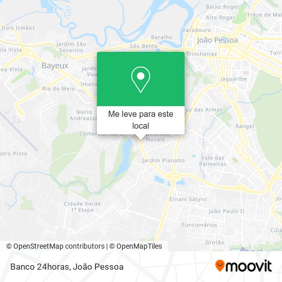 Banco 24horas mapa