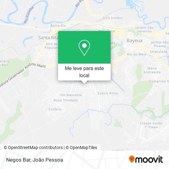 Negos Bar mapa