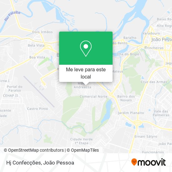 Hj Confecções mapa