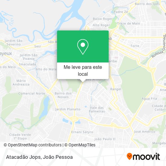 Atacadão Jops mapa