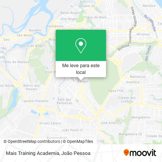 Mais Training Academia mapa