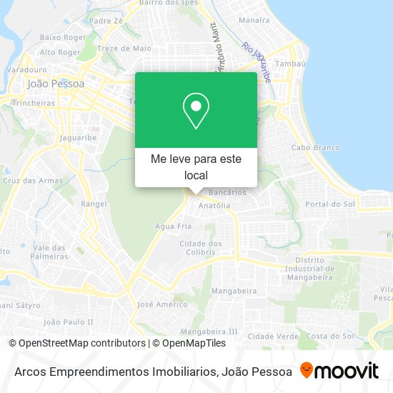 Arcos Empreendimentos Imobiliarios mapa