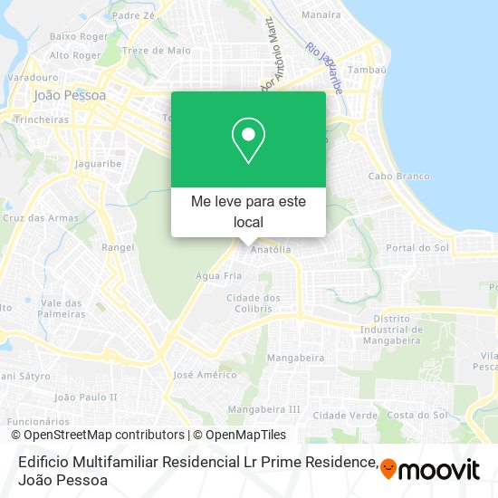 Edificio Multifamiliar Residencial Lr Prime Residence mapa
