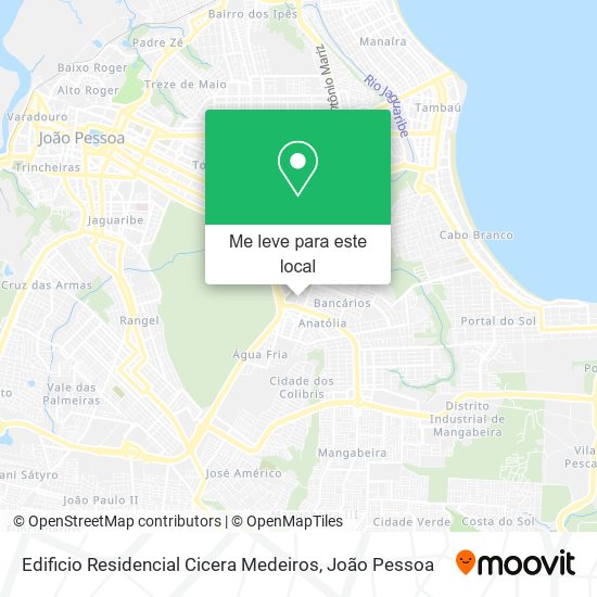 Edificio Residencial Cicera Medeiros mapa